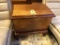 WOOD PIGEON HOLE STORAGE CHEST W/ STAND, 26