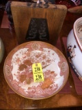 DECORATIVE BOWL & PLASTER MOLD FROM LATE 1800'S