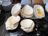 26-PIECE SET OF SEA SHELL DISHES