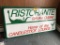 LIGHTED 2-SIDED RISTORANTE CANDLESTICK LOUNGE SIGN, 7'x3'