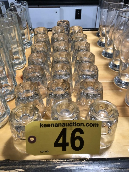 LOT OF (22) ROCKS GLASSES