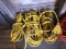 LOT OF (3) EXTENSION CORDS & PIGTAIL