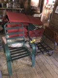 LOT OF PATIO CHAIRS & ASSORTED CUSHIONS
