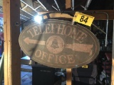 BELL SYSTEMS TELEPHONE OFFICE SIGN