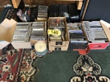 LOT OF 180 CDs & 90 CASSETTES
