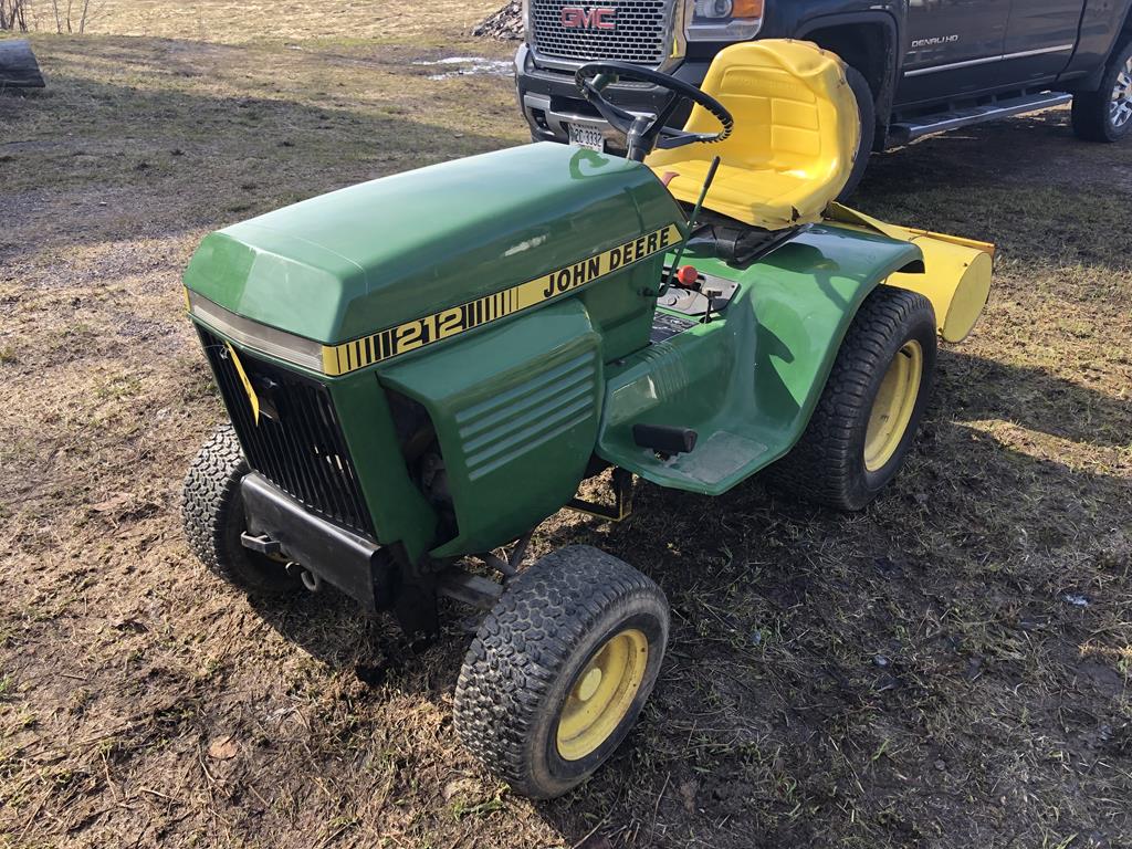 John deere best sale 212 garden tractor