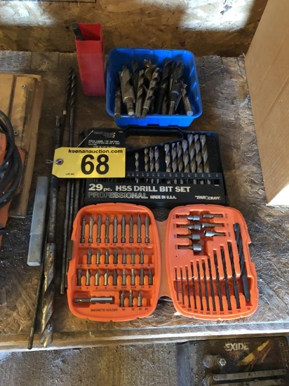 ASSORTED DRILL BITS