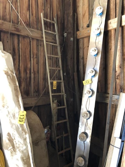 CYLINDER, 10' STEEL LADDER & ASSORTED STEEL