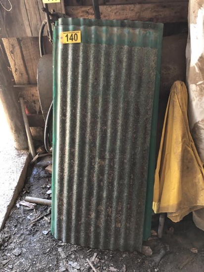 LOT OF (16) 4'-PIECES OF CORRUGATED ROOFING