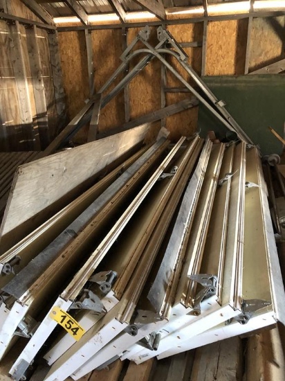 9'x8' GARAGE DOORS W/ OPENERS
