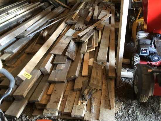 ASSORTED LUMBER IN SHED