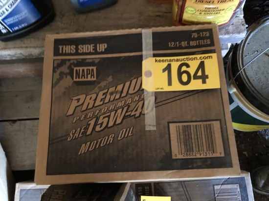 QUARTS OF 15W-40 MOTOR OIL