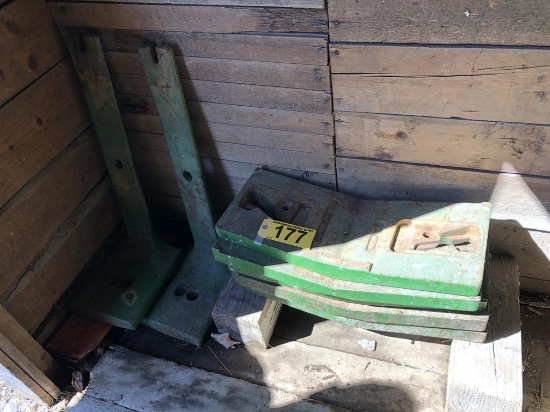 LOT OF (7) JOHN DEERE TRACTOR WEIGHTS