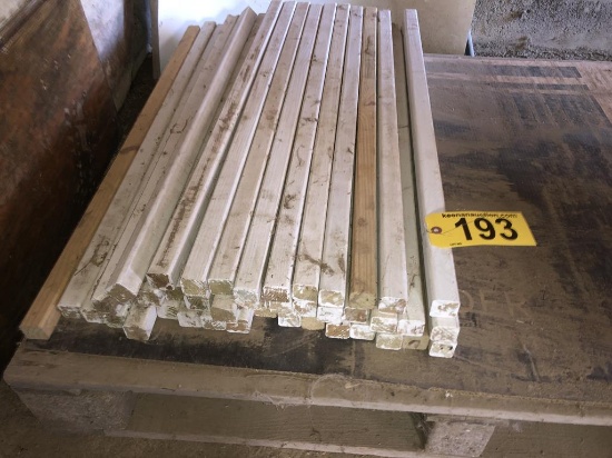 LOT OF (43) 3'x1" BALLUSTERS