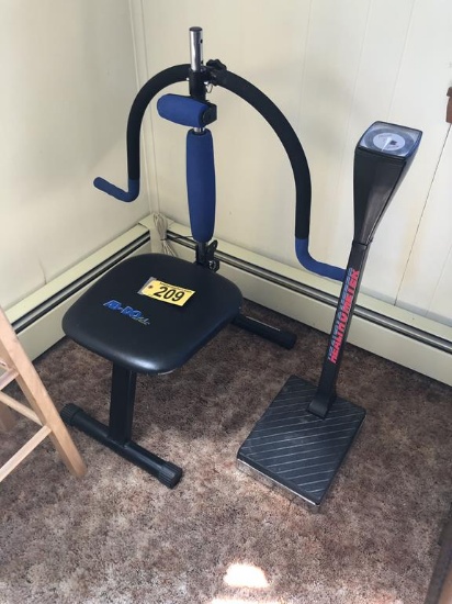AB-DOER PRO MODEL & HEALTHOMETER 300LB SCALE