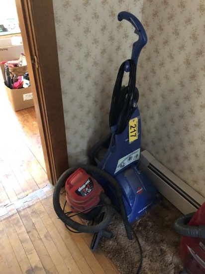 BISSELL POWER STEAMER & SHOP VAC 1-GAL 1HP VAC