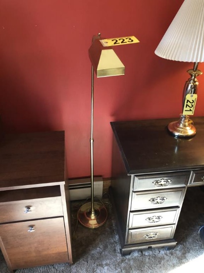 BRASS READING LAMP