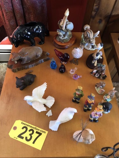 LOT OF ANIMAL DÉCOR