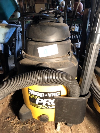 SHOP VAC QSP PRO 12 GALLON VACUUM