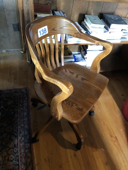 OAK OFFICE CHAIR BY WINNERS ONLY