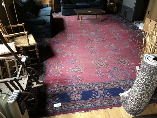 AREA RUG, 19"x12'8"