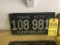 MAINE 1939 LICENSE PLATES