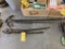 CHAIN PIPE WRENCH & (3) PRY BARS