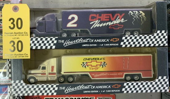 ERTL CHEVROLET TRANSPORTERS 1/64 SCALE