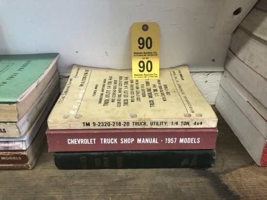 LOT OF TRUCK MANUALS: