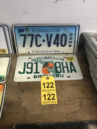 CT & FL LICENSE PLATES