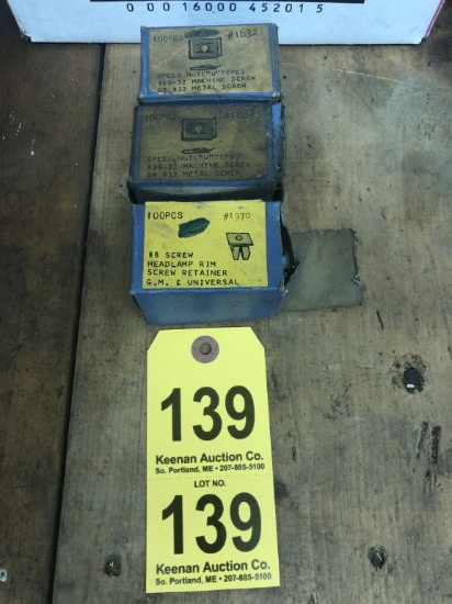 NOS GM SPEED NUTS & RETAINERS