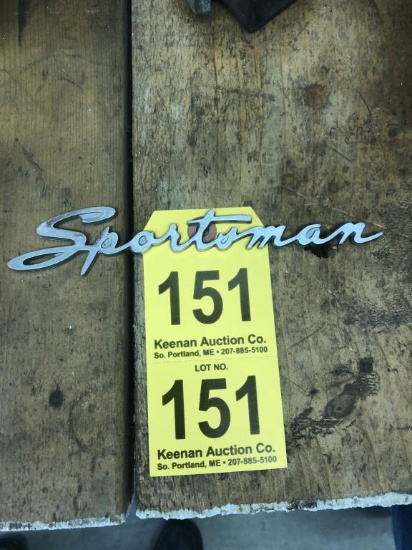 FORD 1946-1948 WOODY SPORTSMAN BADGE