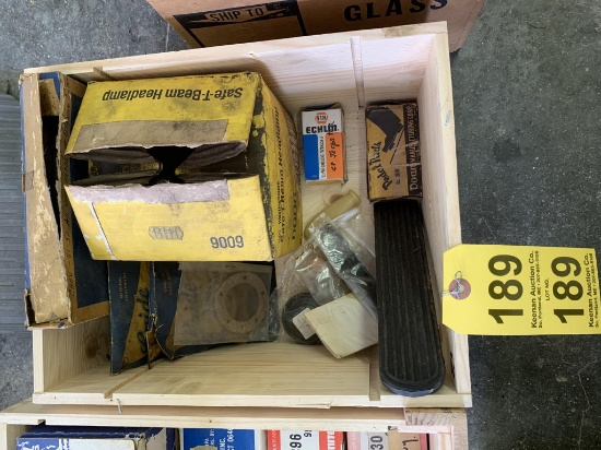 1942-48 CHEVROLET HEAD LAMP, PEDAL, GASKETS