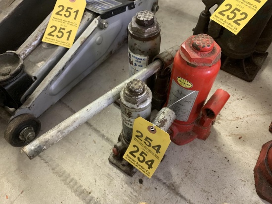 2, 3 & 6-TON BOTTLE JACKS