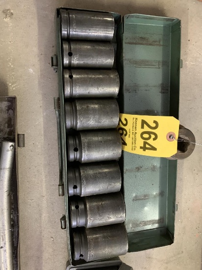 3/4" DRIVE SOCKET SET: 1-1.5"