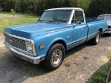 1972 CHEVROLET CHEYENNE SUPER 20 2WD PICKUP TRUCK, 8,103 MILES, S/N: CKE242Z103868