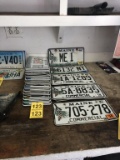 LOT OF (34) MAINE PLATES