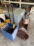 FILE BOX, FILE CART, BASKET, BAIT PAIL, CAST UTENSILS