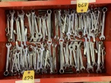 LOT OF (100) ASSORTED WRENCHES