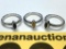 PB 925 MARQUIS CUT GEMSTONE RINGS, SIZE 5.75