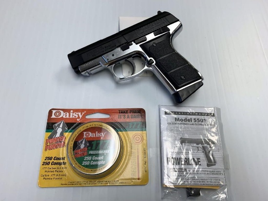 POWERLINE BY DAISY 550L CO2 .177 CAL BB PISTOL, S/N: 16L05832