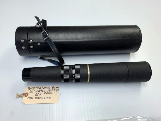BAUSCH & LOMB ZOOM 60MM THE DISCOVERER TELESCOPE W/ CASE