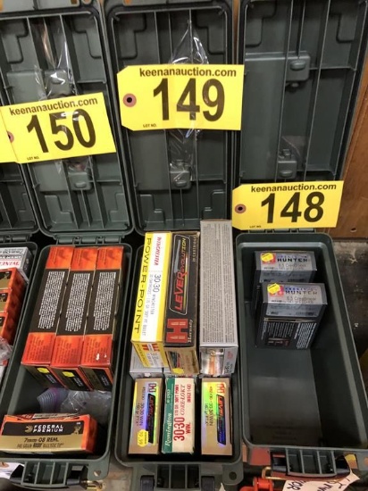 (12) BOXES OF 30-30 WIN 150-170GR AMMO