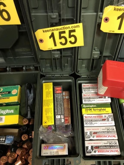 (6) BOXES OF 30-30 140-160GR REMINGTON & HORNADY AMMO