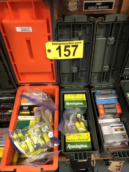 (20) 20 GAUGE TUKEY, BUCKSHOT & SLUG 2 3/4" & 3" AMMO