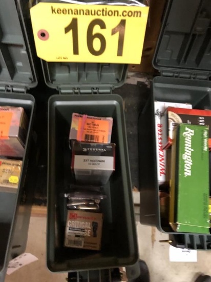 (3) BOXES OF 357 MAG 158-180GR FEDERAL, HORNADY & HSM AMMO