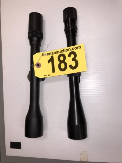BAUSCH & LOMB 2.5x8 VARIABLE & 3-9x40 SCOPES