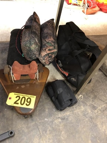 LOT OF SHOOTING RESTS & PADS