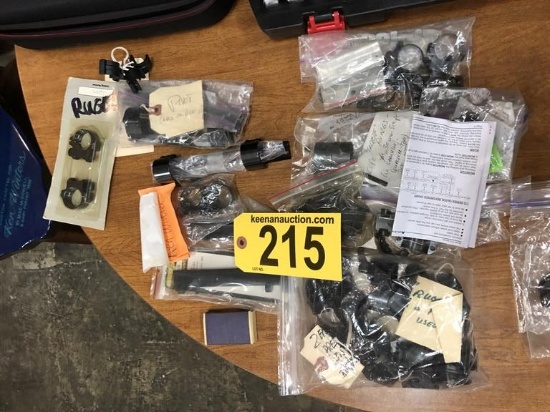 ASSORTED SITE RINGS & MOUNTS