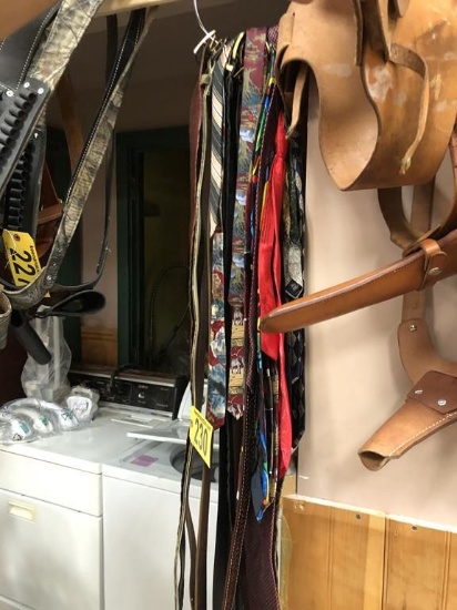 LOT OF (14) BELTS & (9) NECKTIES